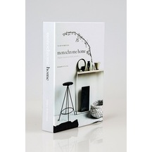 Monochrome Home Dekoratif Kitap Kutu