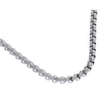 Unisex Çelik 4 Mm Zincir Silver Renk Kolye