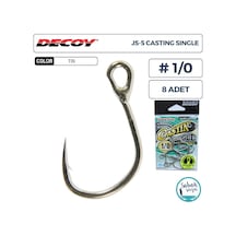 Decoy Js-5 Casting Single Tekli İğne 1/0 8 Adet