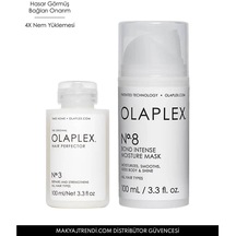 Olaplex No:8 Bond Intense Moisture Mask 100 ML + No:3 Repairs and Strengthens 100 ML