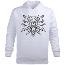 The Witcher Logo Erkek Kapüşonlu Hoodie Sweatshirt