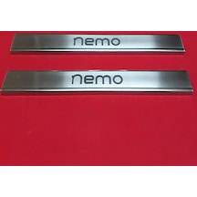 Citroen Nemo Krom Kapı Eşik Koruması 2008 Üzeri 2 Parça