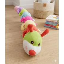 Peluş Tırtıl Yastık 100 Cm Yeşil