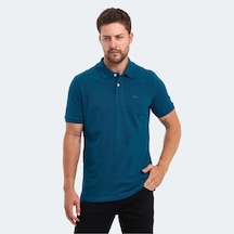 Slazenger SOHO I Erkek Polo Yaka Petrol Tişört