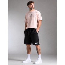 Diadora Saloon Pamuklu Erkek Siyah Spor Şort