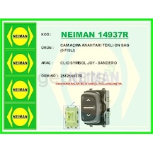 Cam Açma Anahtari Ön Tekli Renault Dacia Logan 2 2012 Sandero 2 2012 6 Fişli