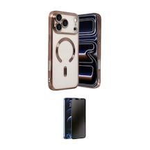 Cep Apple Uyumlu İphone 17 Pro Kılıf Nova Işık Özel Seri İkili Koruma Seti Najmaddin Siyah