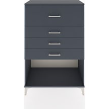 Hyperion Dolap 4 Çekmeceli 88x44x134 Antrasit-antrasit Antrasit
