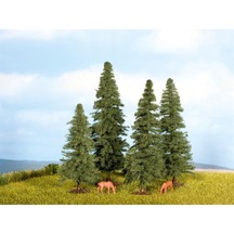 Noch 25232 Köknar Ağaçları, 4 Adet, 8-12 Cm. Diorama Malzemesi-54658
