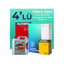 Audi A4 1.4 Tfsi Filtre Bakım Seti Liqui Moly Motor Yağlı 2015-2020 4 Lü 8200BKMFLSHNGFL21214
