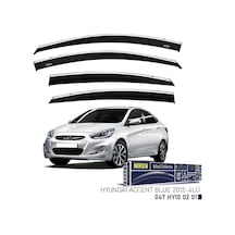 Hyundai Accent Blue Niken Kromlu Cam Rüzgarlığı 4lü Set 2012 2020