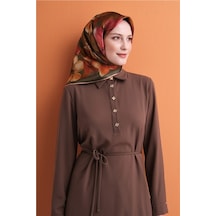 Armine Saf İpek Twill Eşarp 9632d 33 Krem Bej