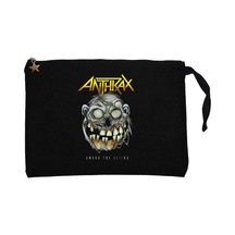 Anthrax Amung The Living Siyah Clutch Astarlı Cüzdan / El Çantası