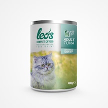 Leos Ton Balıklı Parça Etli Soslu Konserve Yetişkin Kedi Maması 24 x 400 G