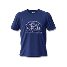 North Whiskers Dağ Temalı Özel Baskılı Lacivert %100 Pamuk Outdoor Tişört - "the Mountains Are Calling" Lacivert - 875164933 Lacivert - 875164933 Lacivert
