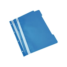Esselte 4199 Plastik Telli Dosya Mavi (50'li Paket)