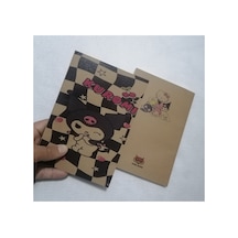 Owl Bag Özel Tasarım Vıntage Görünümlü Kuromi Desenli Defter Çok Renklı