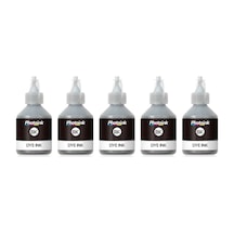 Brother J220 İçin 5 Adet Siyah Photoink Mürekkep