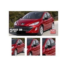 Peugeot 308 Yarasa Batman Ayna Kapak. Piano Black Parlak Siyah