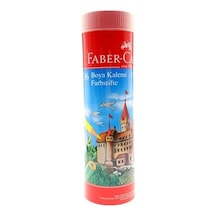 Faber Castell Kuru Boya Kalemi, 36 Renk, Metal Tüpte 124-Pembe