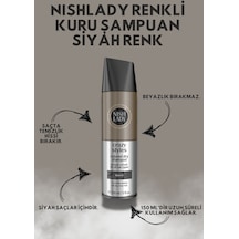 Nıshlady Renkli Kuru Şampuan Siyah Renk 150 Ml