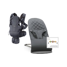 Babybjörn Bliss Ana Kucağı Cotton Oyuncaklı / Anthracite & Babybjörn Kanguru Move 3d Mesh / Anthracite