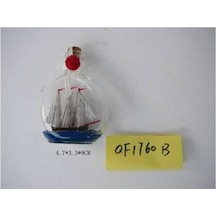 DENİZCİLİK GRUBU › Marine Şişe Gemi-Z&A ŞİŞE GEMİ4.7x3.3x9 cm.