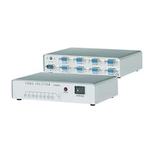 Sl-2508 8 Vga 250mhz Monitör Splitter, Siyah