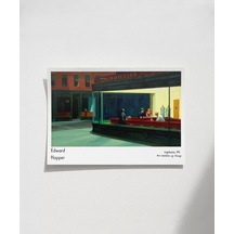 Çerçevesiz Poster Edward Hopper Nighthawks