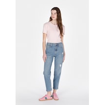 Colin's Colins 896 Marıa Mom Fit Yüksel Bel Daralan Paça Kadın Mavi Jean Pantolon Cl1073516 Q1.v1 Dn44086 Denim