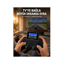 Retro Oyun Konsolu 520 Klasik Oyunlu Şarj Edilebilir El Konsolu Çok renkli