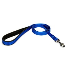 Doggie Comfort Dokuma Köpek Gezdirme Tasması Medium Mavi 1.5x160