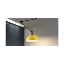S Modern Metal Akrobat Sarkıt Avize Sarı Siyah