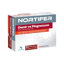 Nortifer Demir Ve Magnezyum İçeren Takviye Edici Gıda 30 Kapsül