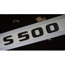 S500 Bagaj Yazı Logo Mat Siyah Renk Ürün