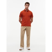 Tommy Hilfiger 1985 Regular Polo Erkek Turuncu Polo - Mw0mw17770
