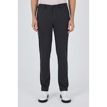İmza Koyu Antrasit Esnek Yandan Cepli Casual Slim Fit Jogger Pantolon 1003250156 Koyu Antrasit