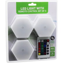 Sdr-wt-365 Led Lıght Wıth 3pcs 6gen Rgb Kumandalı Pilli Dokunmatik Lamba Seti 6led