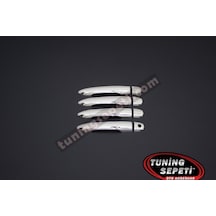 Renault Clio 3 2006 - 2011 Kapı Kolu Paslanmaz Çelik