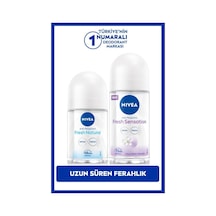 Nivea Fresh Sensation Kadın Roll-On Deodorant 50 ML + Fresh Natural Roll-On 25 ML