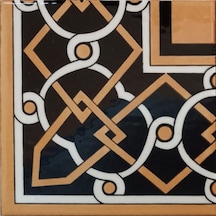 Armada Çini 20x20 cm KSK 77 Zincir Desenli İznik Çini Bordür Köşe