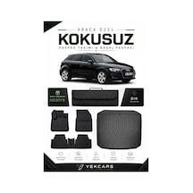 Audi A3 Hatchback 2015 Model Aracınıza Özel 4d Karbonlu Kauçuk Paspas Takımı Ve Bagaj Havuzu