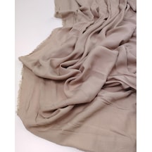 Bej Viskon Vual Kumaş İnce Hafif Dökümlü Gömleklik & Elbiselik 140x260cm-11956
