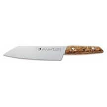 Vıvum Çok Amaçlı Tırtıklı Şef Bıçağı 18 Cm Metal