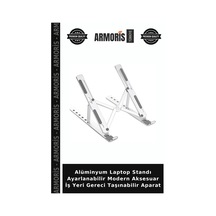 Alüminyum Laptop Standı Ayarlanabilir Modern Aksesuar İş Yeri Gereci Taşınabilir Aparat