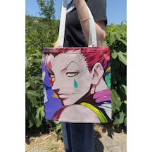 Zipzap Hunter X Hunter V2 Yazlık Kışlık Çift Taraflı Kanvas Baskı Bez Çanta Anime Çantası