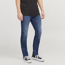 Jack & Jones Erkek Slim Fit Düsük Bel Jean - Glenn - 12109970 Blue Denim