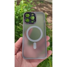 Apple iPhone 15 Promax Uyumlu,  Magsafe Kamera Orumalı Kalıteli Süper Kılıf