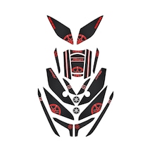 Yamaha Xmax Uyumlu Tank Pad Full Set 2025-2026 03 Diğer