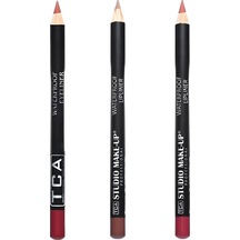 Tca Studio Make Up Brown + Fire Brick + Rose + Waterproof Lipliner Dudak Kalemi